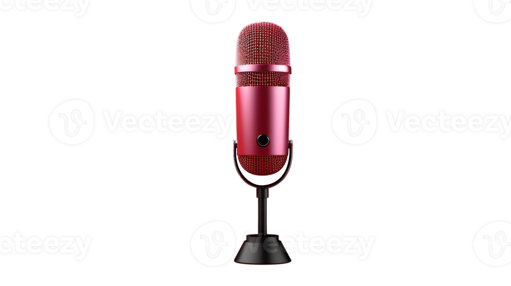 Microphone on Minimalist Background on Transparent. Podcast, Conversation, Talk, Sing png