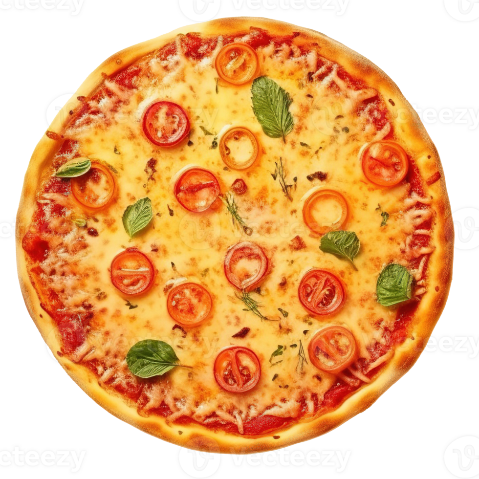 Delicious Pizza Isolated on Transparent Background png