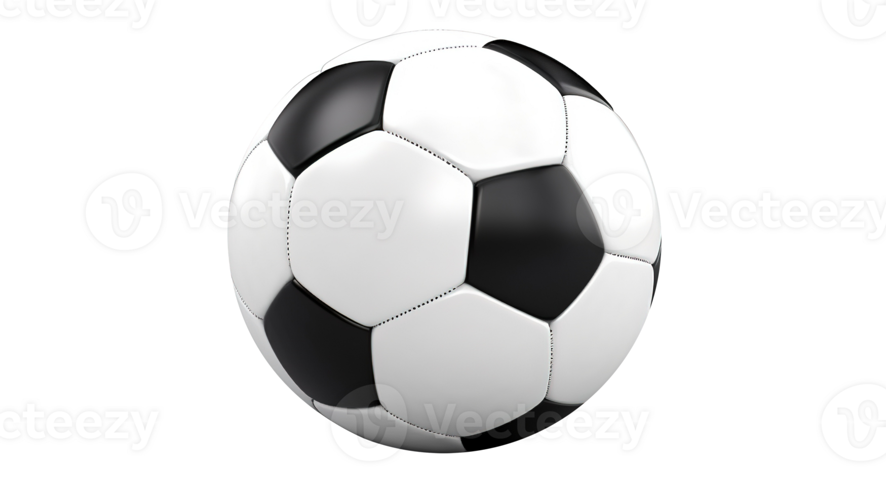 Football Soccer Ball Isolated on Transparent Background. Sport, Game, Workout png