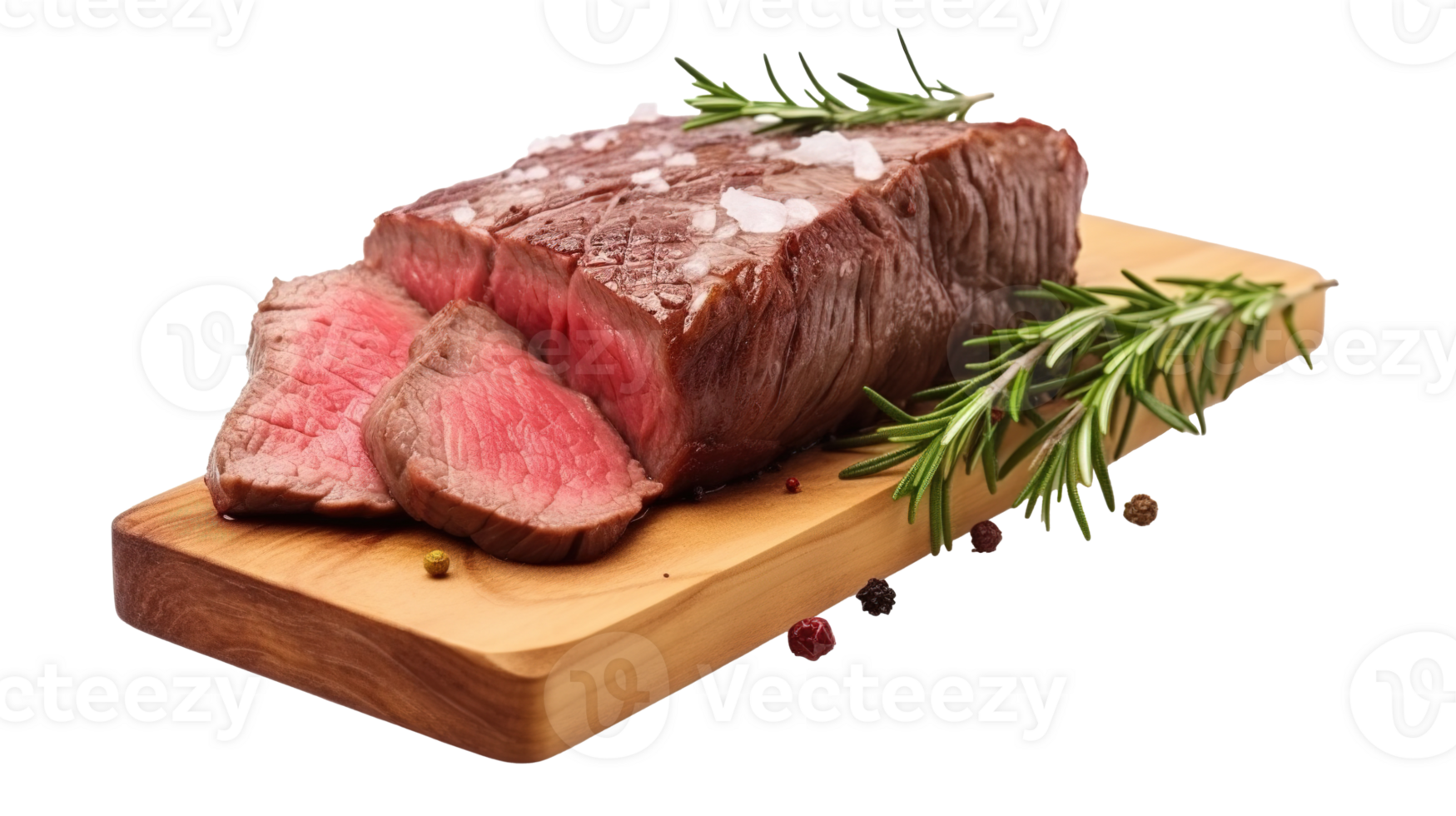 Juicy Beef Fillet Steak on Transparent Background. Meat, Food, Protein, Farm png