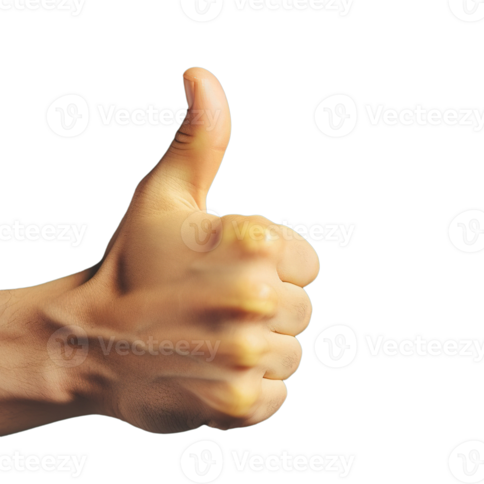 Thumb Up on Transparent Background. Done, Finished, Good Job, Complete, Great png