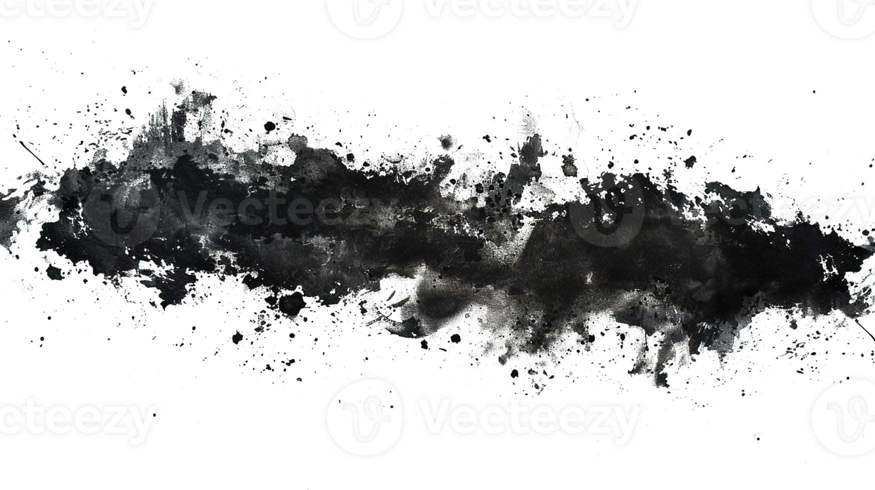 Black Watercolor Stain on Transparent Background. Texture, Splash, Watercolor, Water, Liquid, Paper, Artistic, Banner, Art, Abstract, Bright, Colour, Graphic png