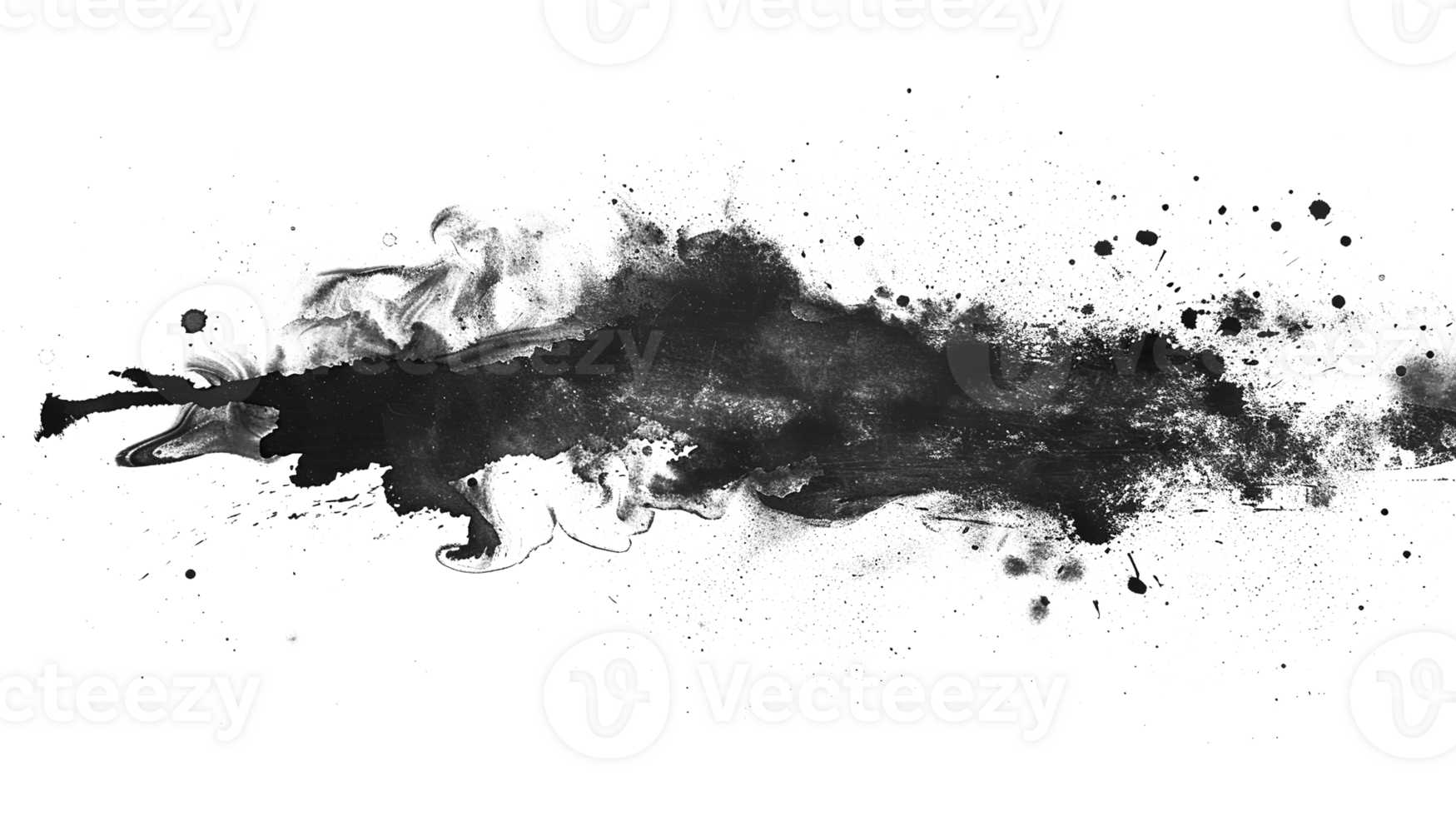 Black Watercolor Stain on Transparent Background. Texture, Splash, Watercolor, Water, Liquid, Paper, Artistic, Banner, Art, Abstract, Bright, Colour, Graphic, Drawing png