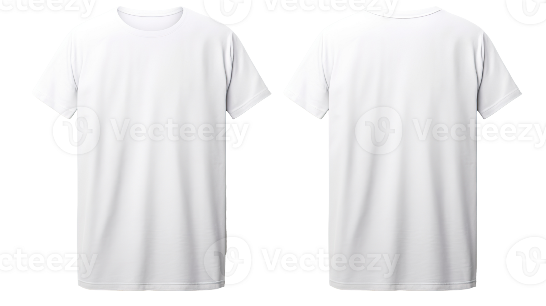 Plain White Tee Shirt on Transparent png