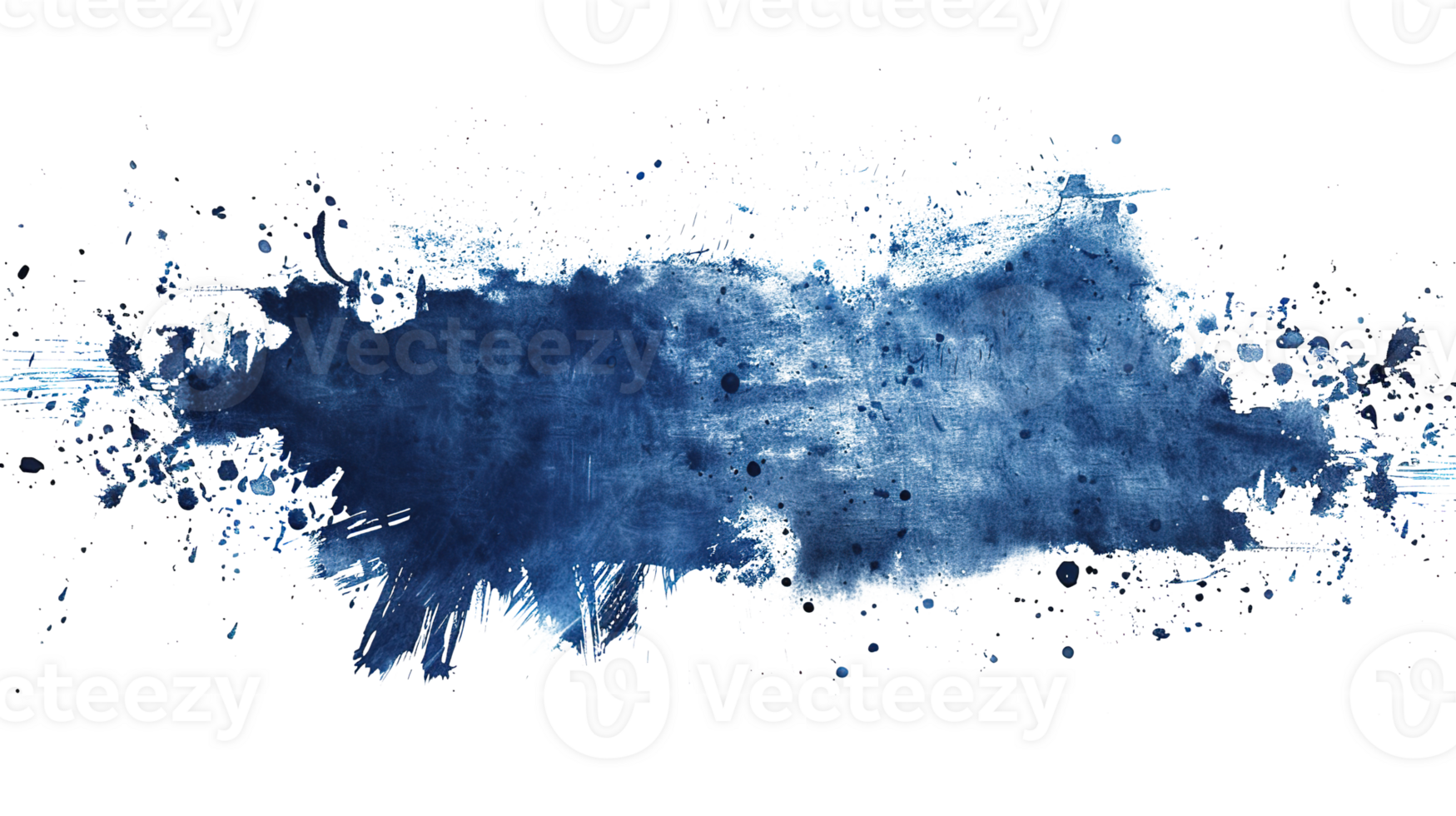 Navy Blue Watercolor Stain on Transparent Background. Texture, Splash, Watercolor, Water, Liquid, Paper, Artistic, Banner, Art, Abstract, Bright, Colour, Drawing png