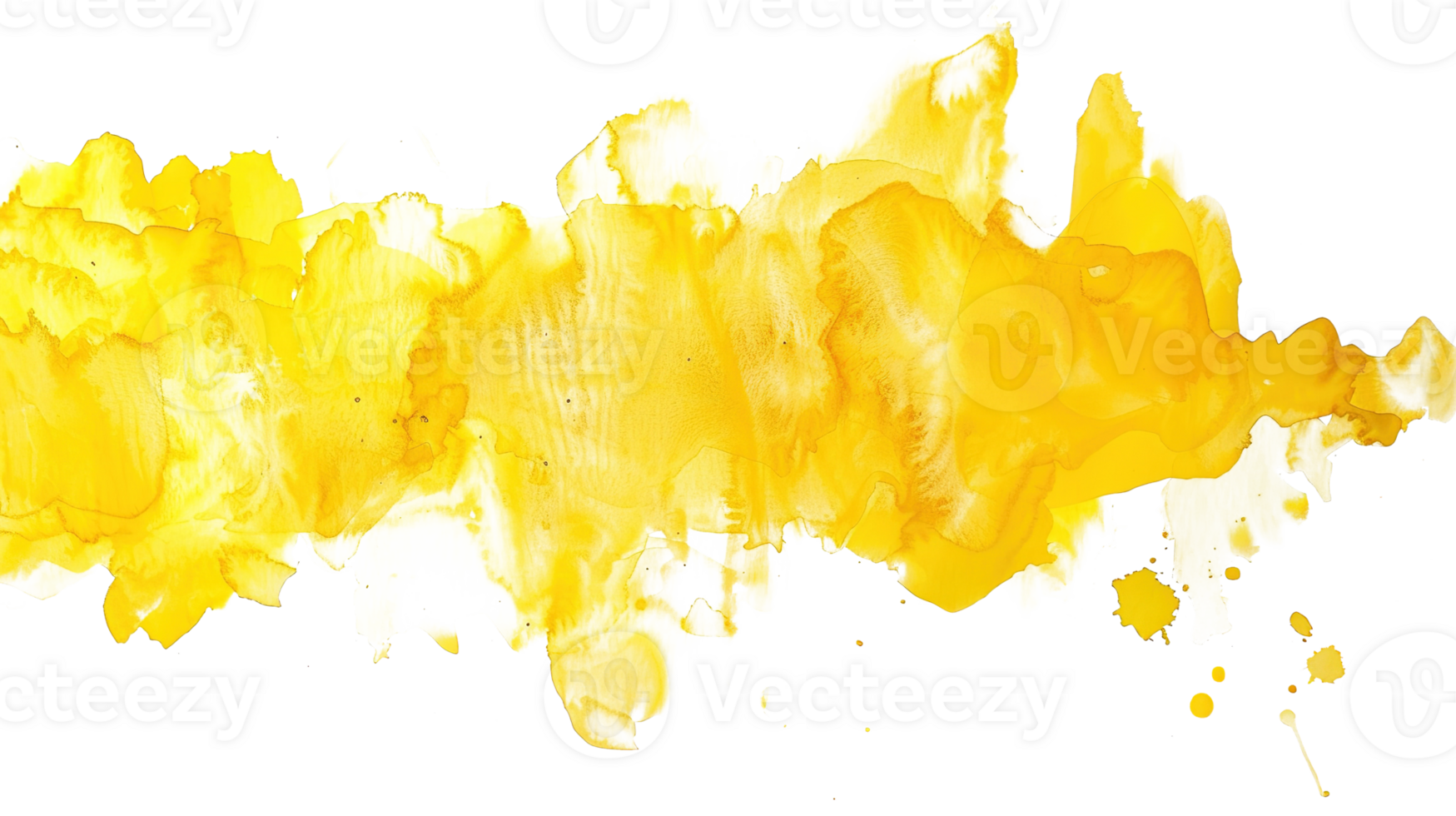Yellow Watercolor Stain on Transparent Background. Texture, Splash, Watercolor, Water, Liquid, Paper, Artistic, Banner, Art, Abstract, Bright, Colour, Graphic, Drawing png