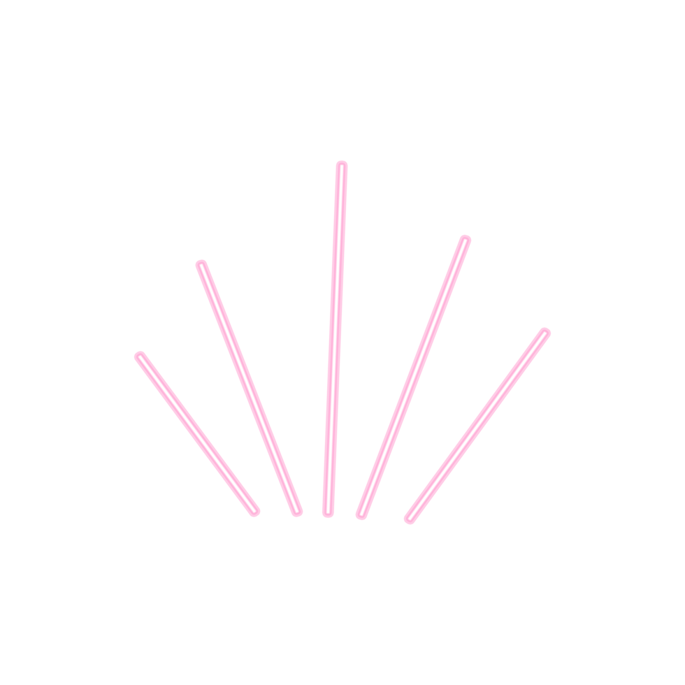 Minimalist Burst Graphic Design png