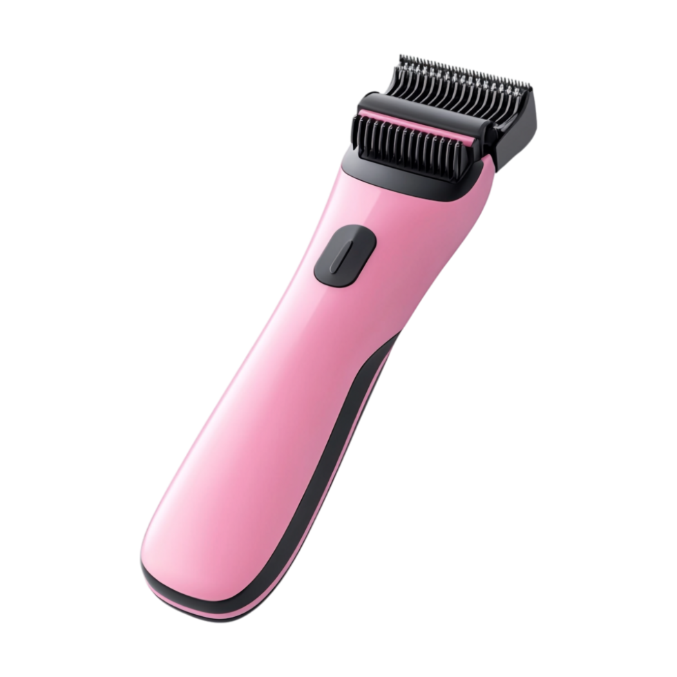 a pink hair clipper on a transparent background png