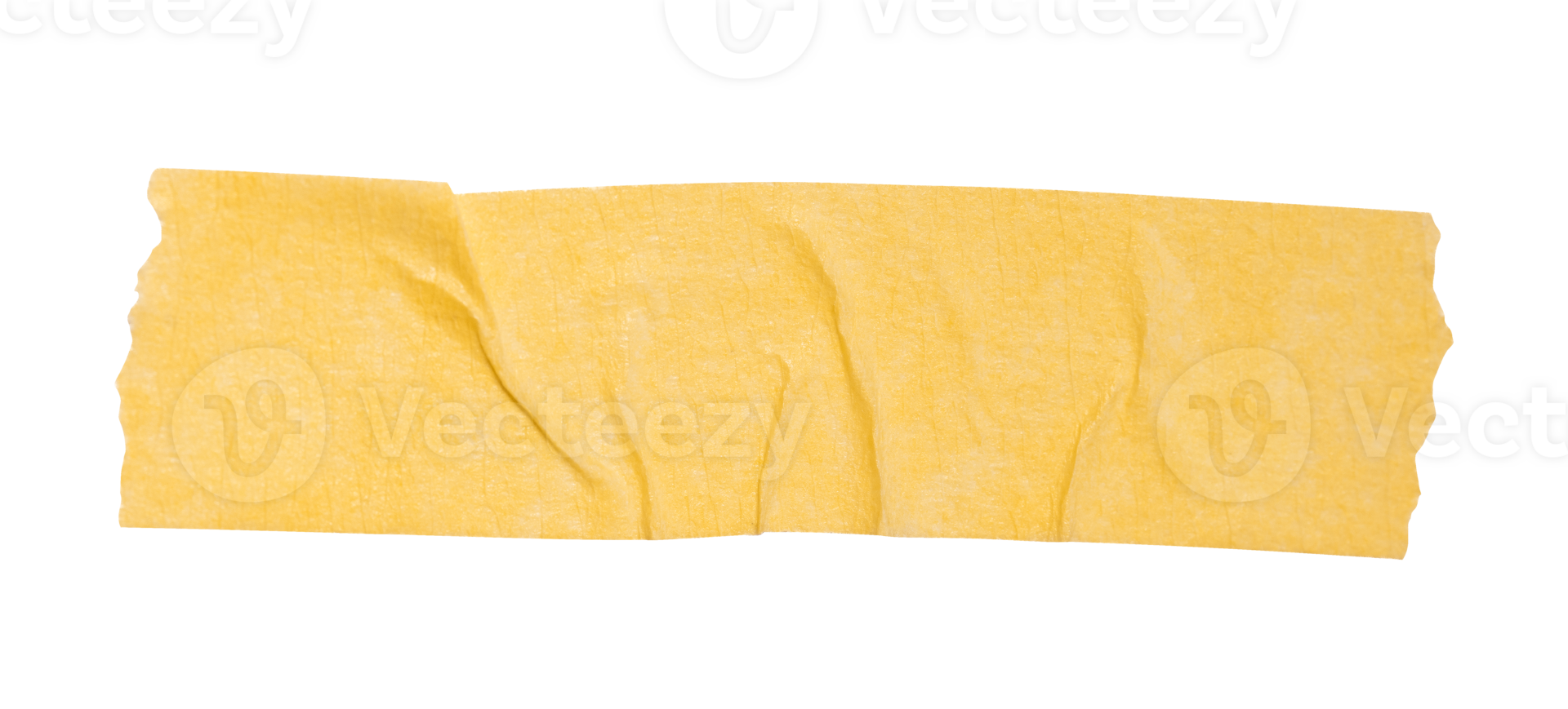 Blank yellow sticker dented paper note paper with transparent background, providing copy space for text or design elements png