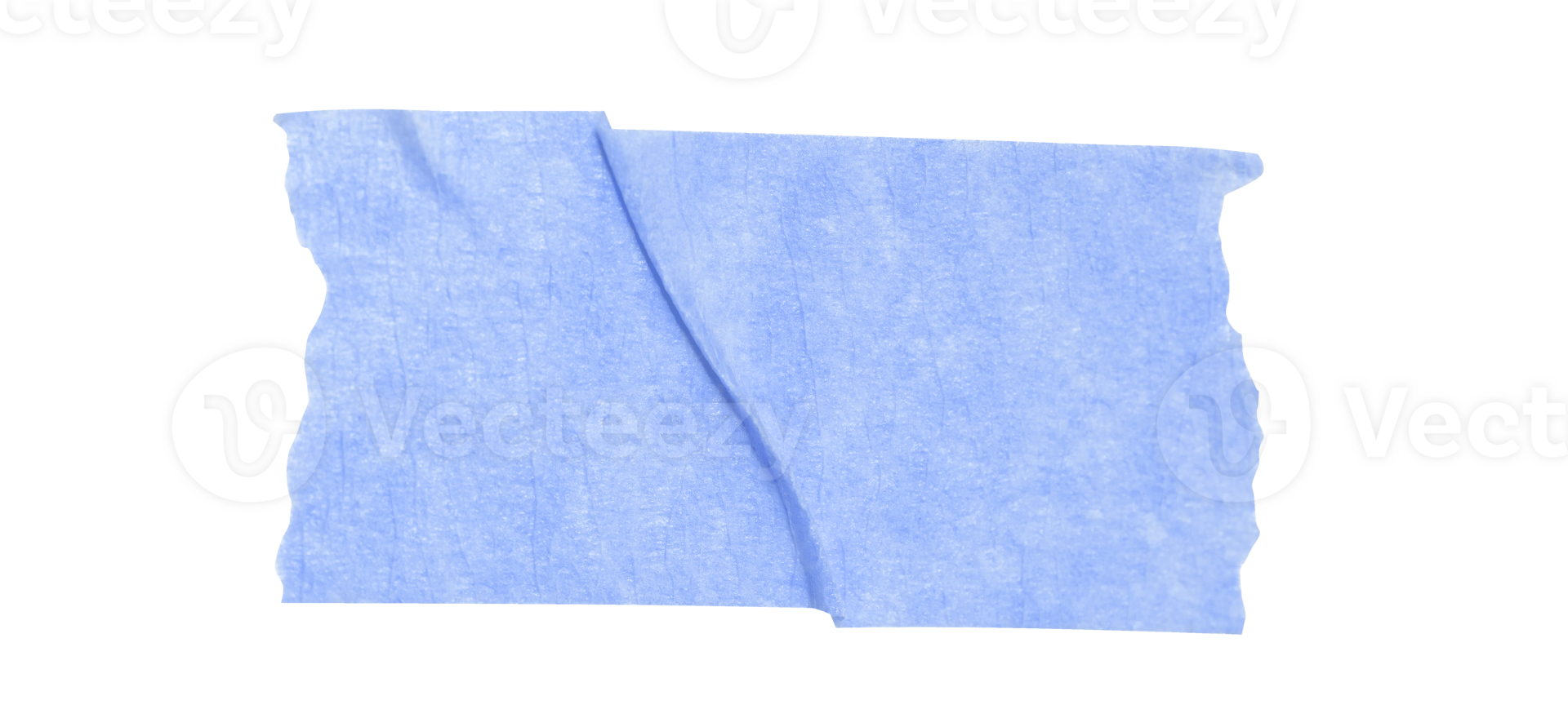 crumpled blue sticker dented paper note paper with transparent background, providing copy space for text or design elements png