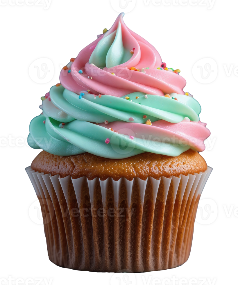 Bakery-Style Cupcake with Buttercream Frosting. png