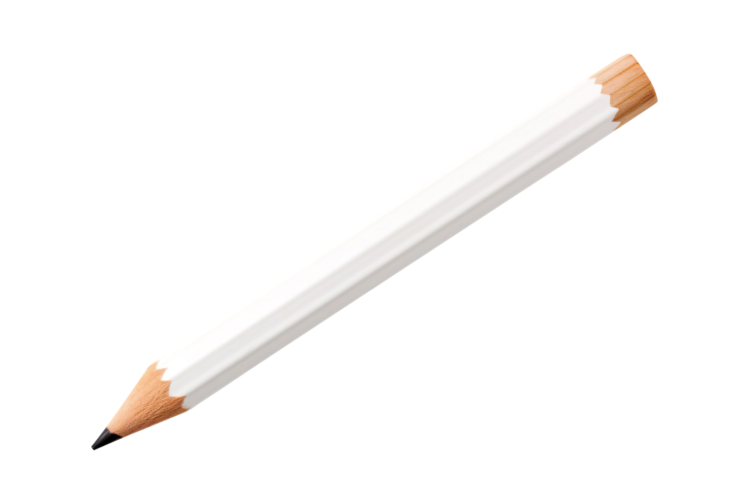 a white pencil isolated on transparent background png