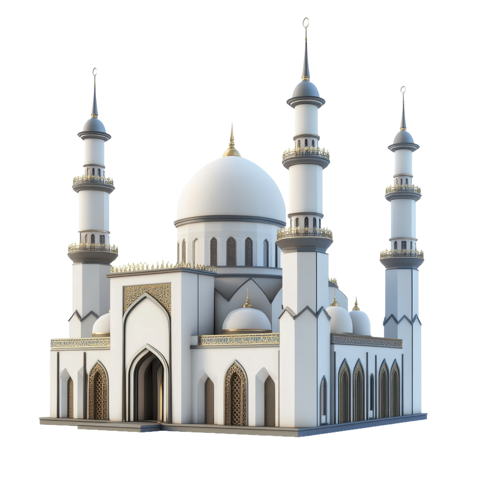 A three dimensional architectural rendering of an ornate religious structure png