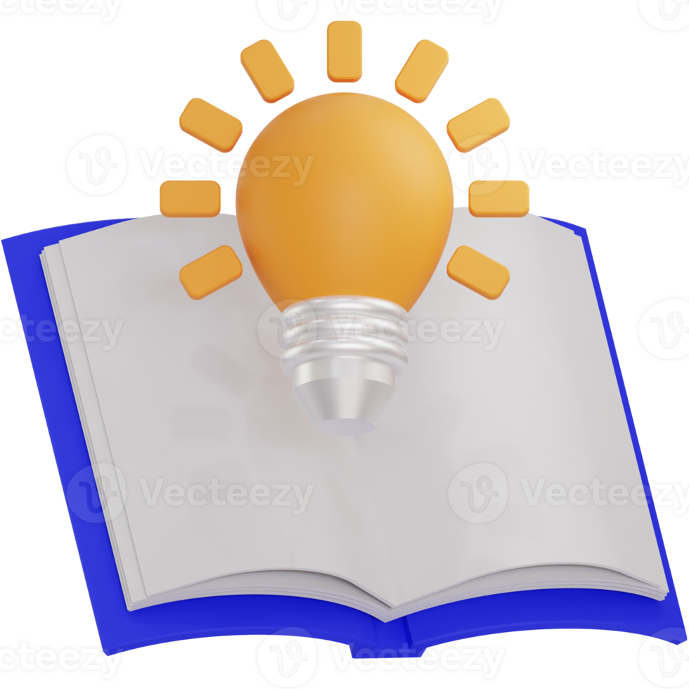 education idea 3d icon png