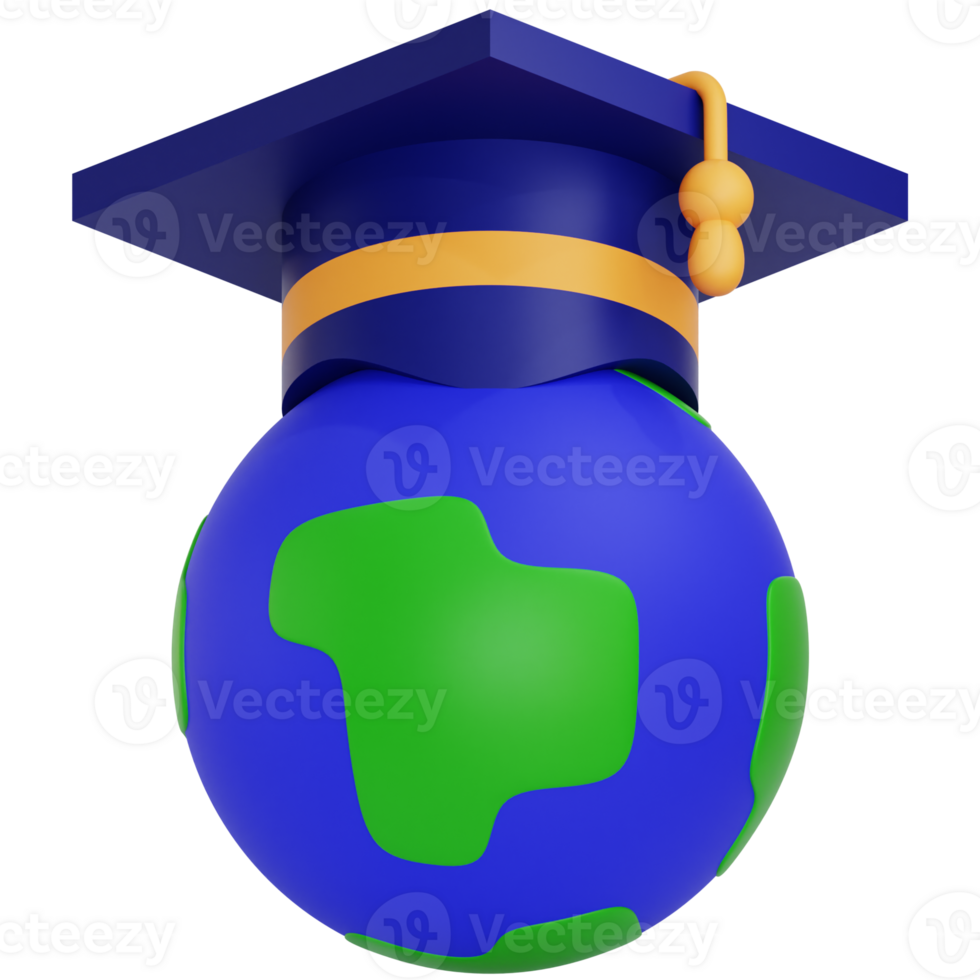 global education 3d icon png