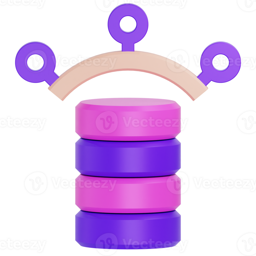Data 3d icon png