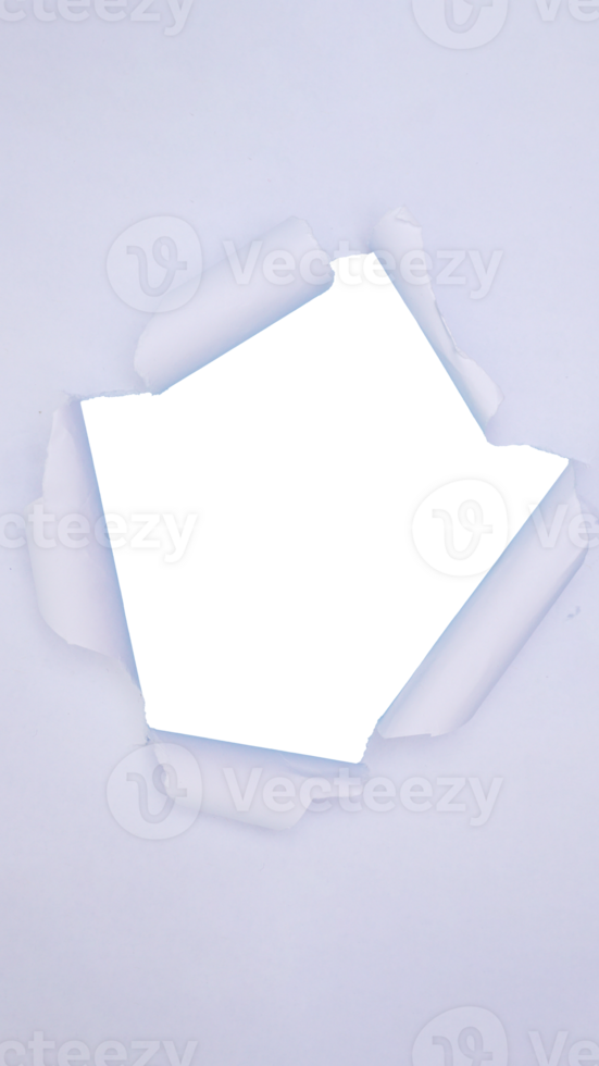 Wrinkled ripped white paper adhesive label isolated on transparent background png