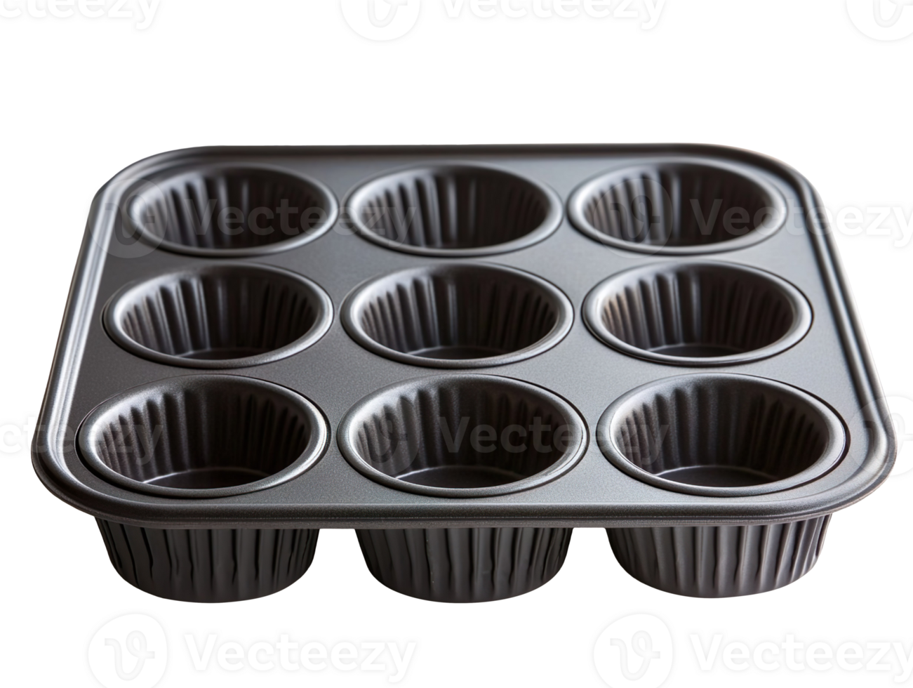 Muffin pan isolated on transparent background png