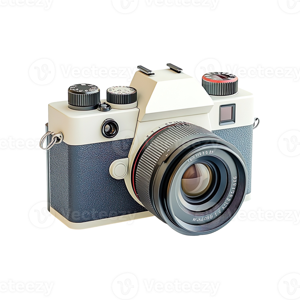 Modern camera isolated on transparent background png