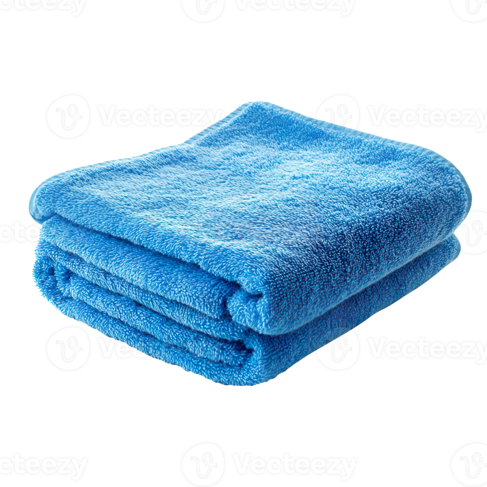 Microfiber towel isolated on transparent background png