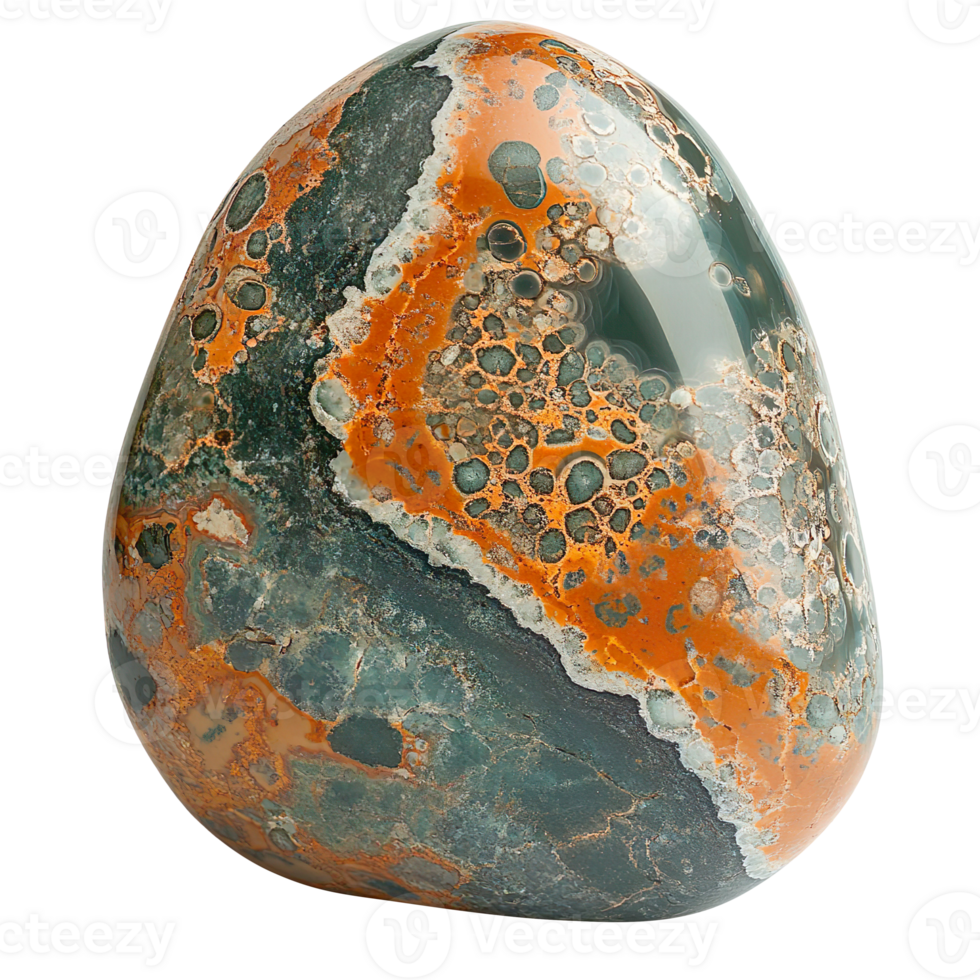 Ocean Jasper isolated on a transparent background png