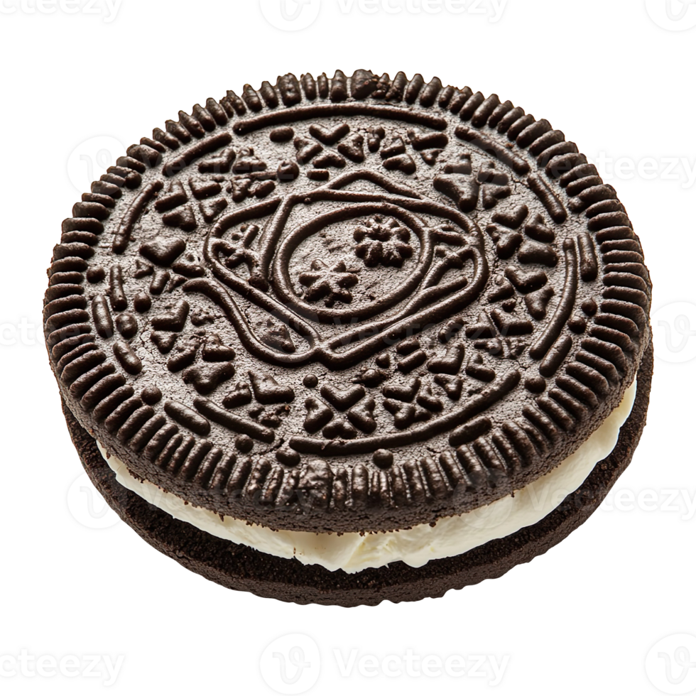 Oreo cookie isolated on transparent background png