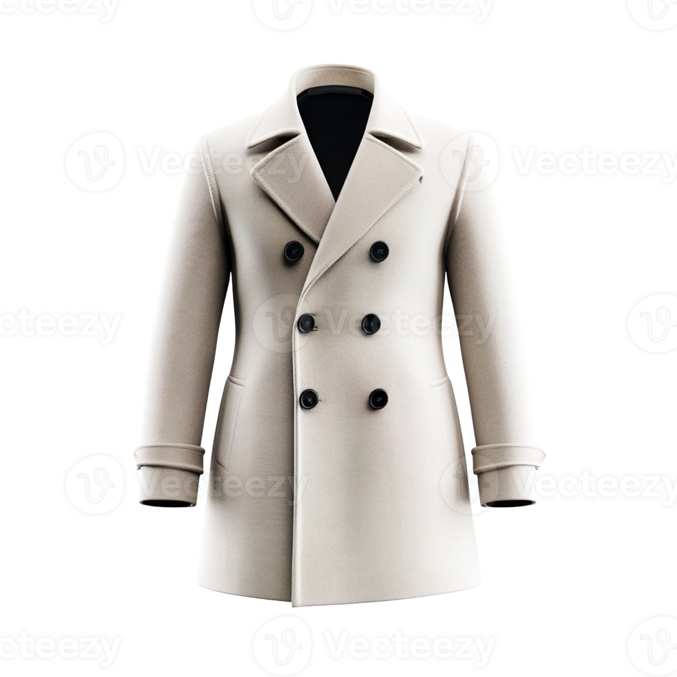 Pale Overcoat isolated on transparent background png