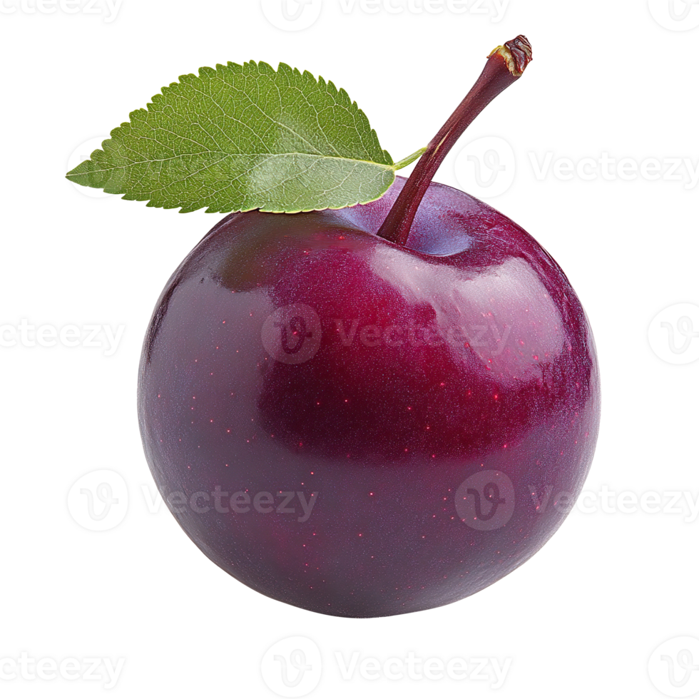 Plum isolated on transparent background png