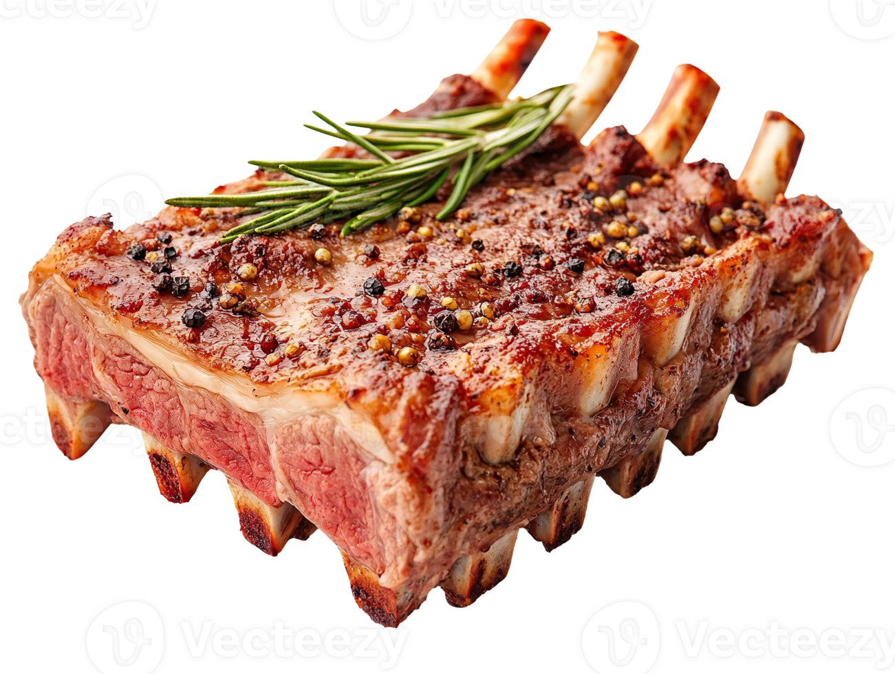 Rack of Lamb isolated on transparent background png