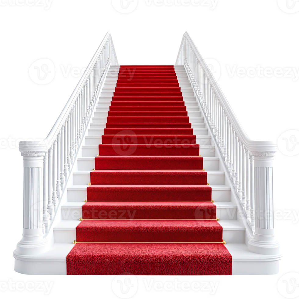 Red Carpet Railing isolated on a transparent background png