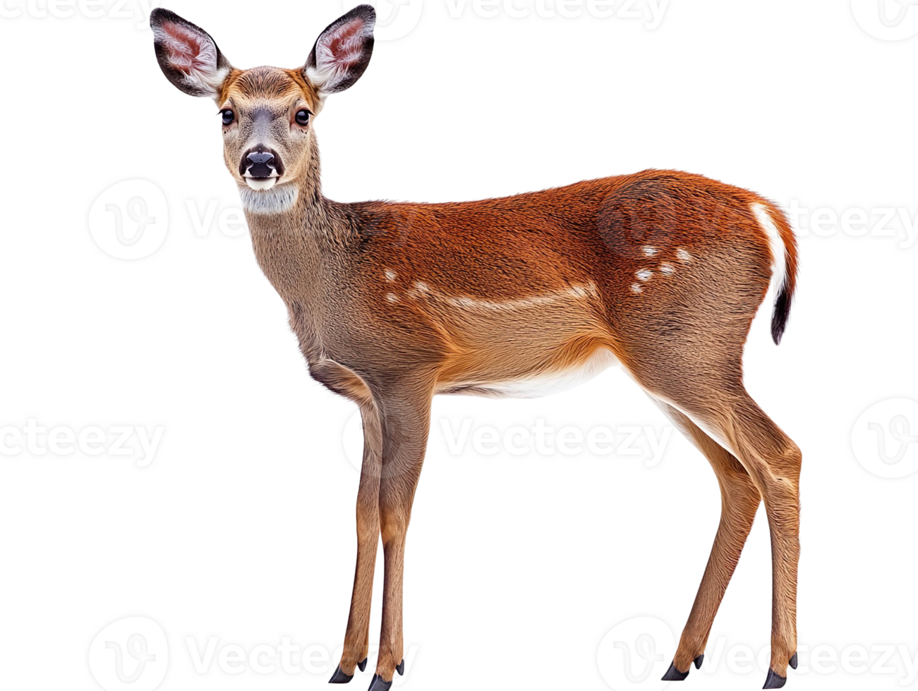 roe deer isolated on transparent background png