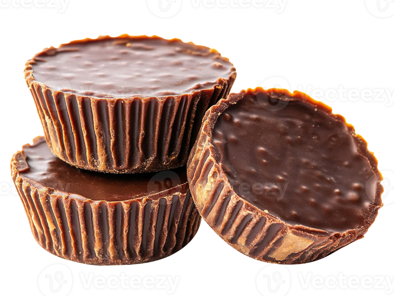 Reeses peanut butter cups isolated on transparent background png