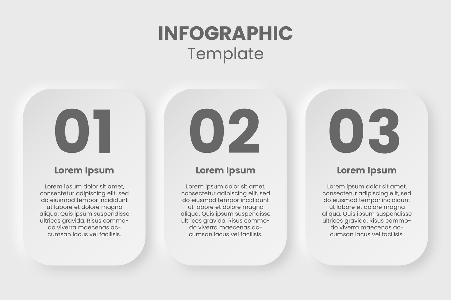 Infographic neumorphism minimalist design psd