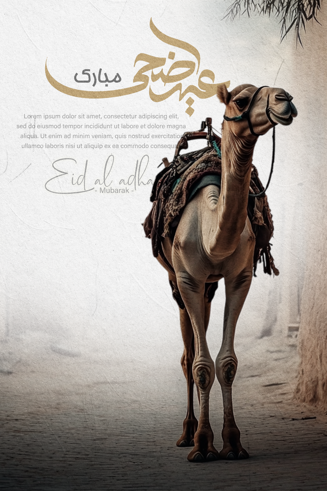 Eid Al Adha Post Mubarak Islamic Festival Social Media Design psd