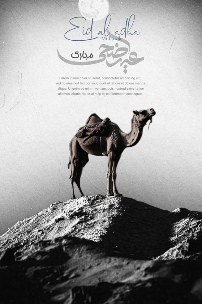 eid Al Adha Mubarak Social Media Post Template psd