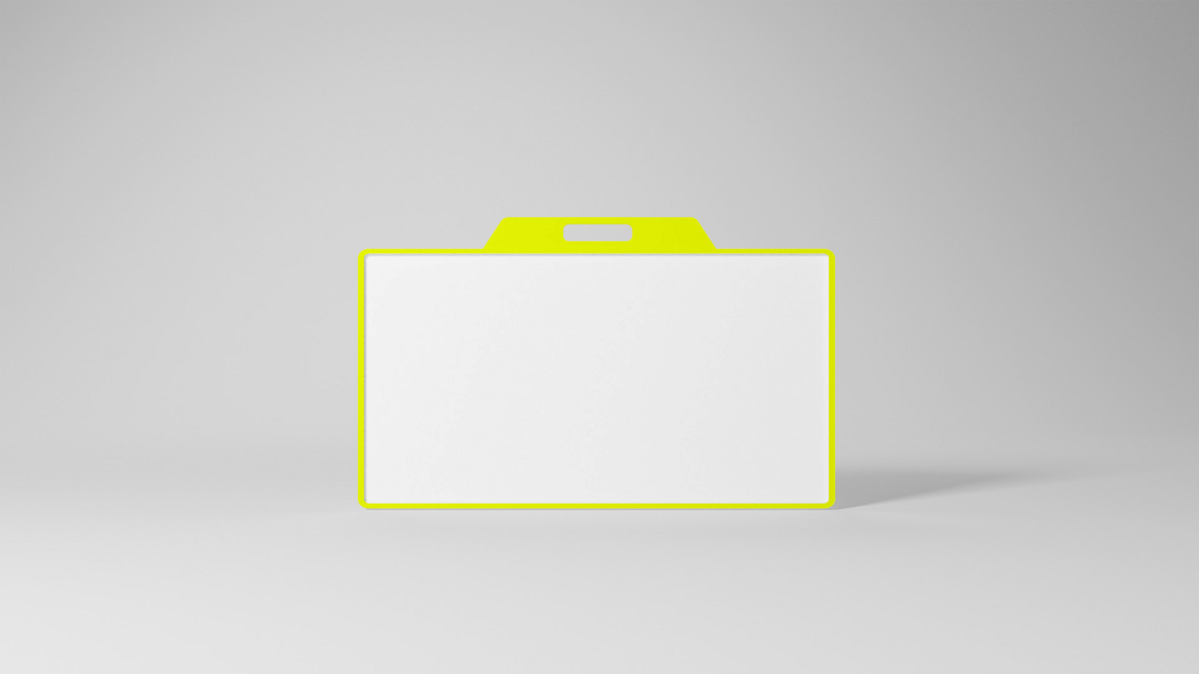 A yellow and white square with a blank space psd