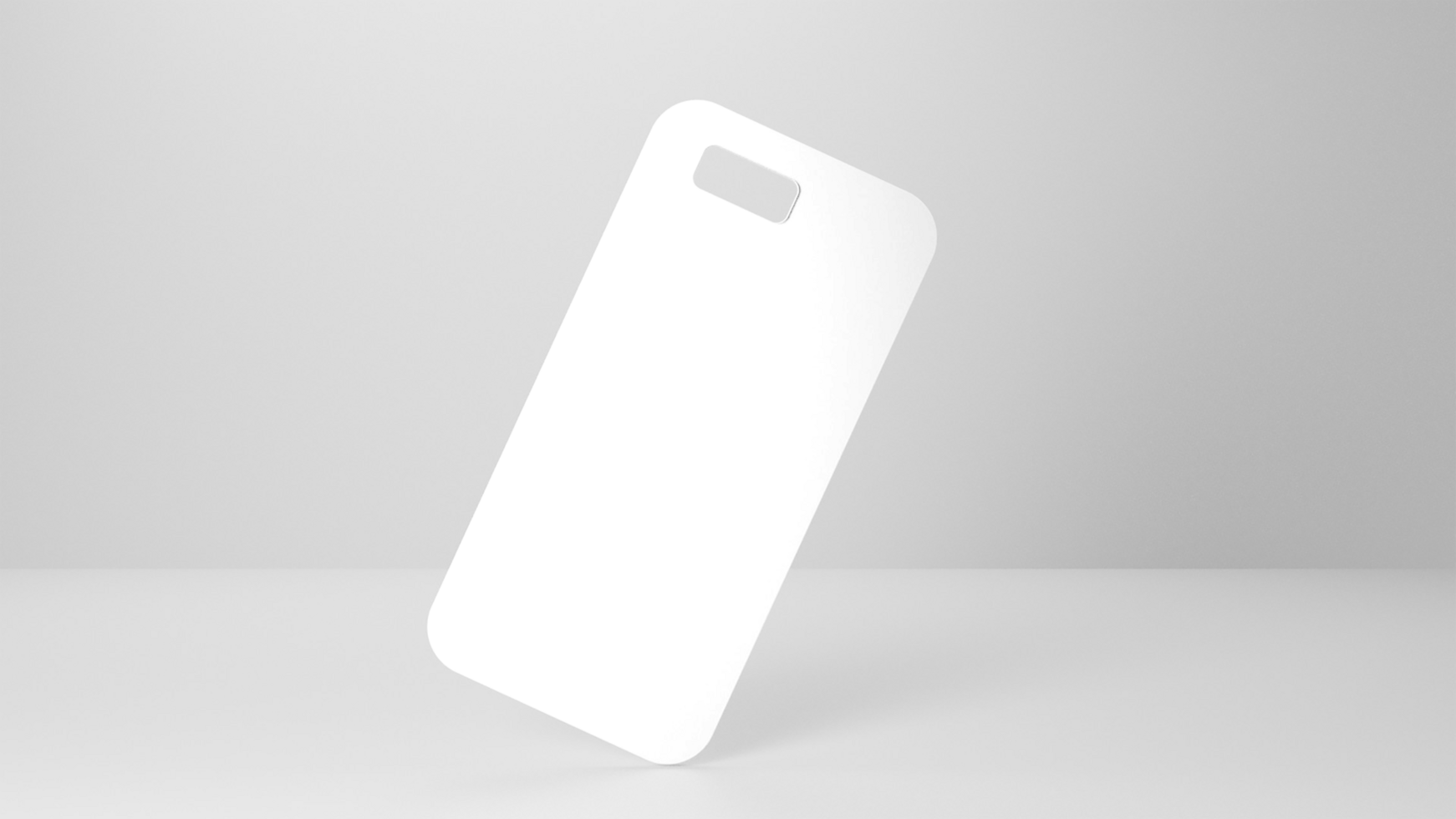 White iphone 6 mockup isolated on white background psd