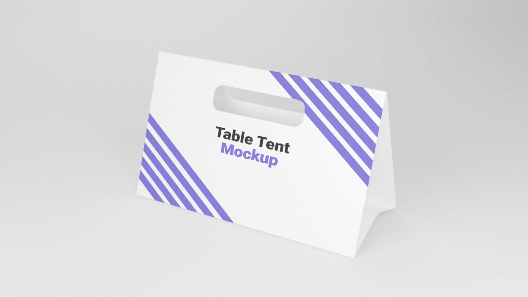 Tablet tent mockup psd