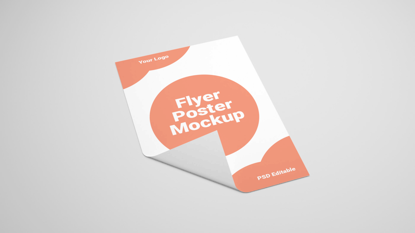 creative a4 flyer design psd
