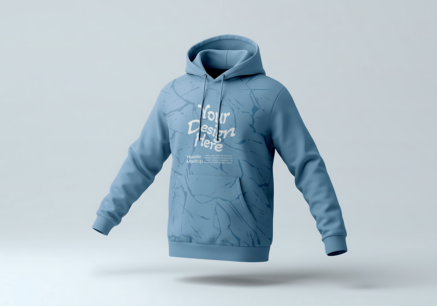 oversize hoodie mockup with clean background psd