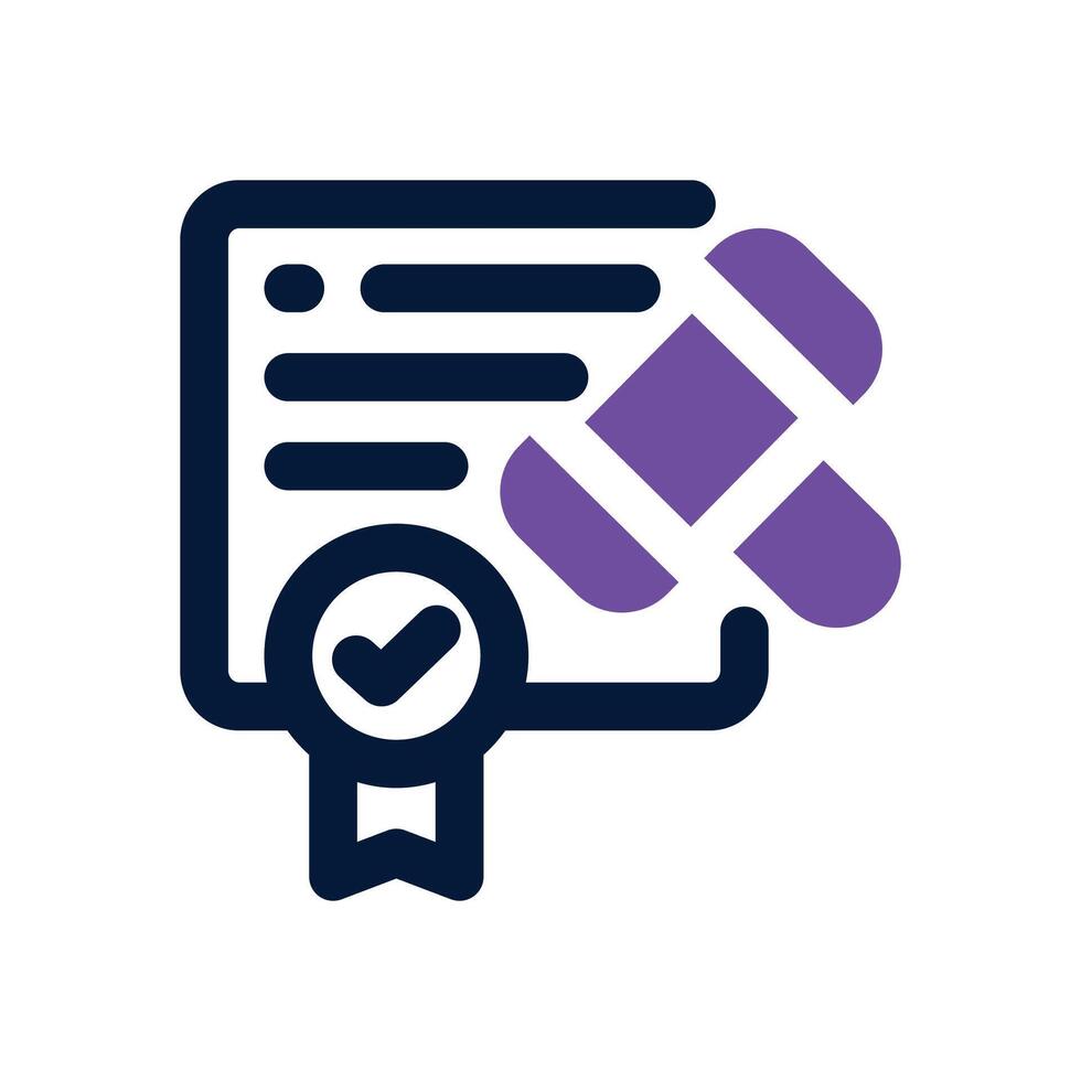 standardization dual tone icon. Sleek and modern icon for websites and mobile apps. vector