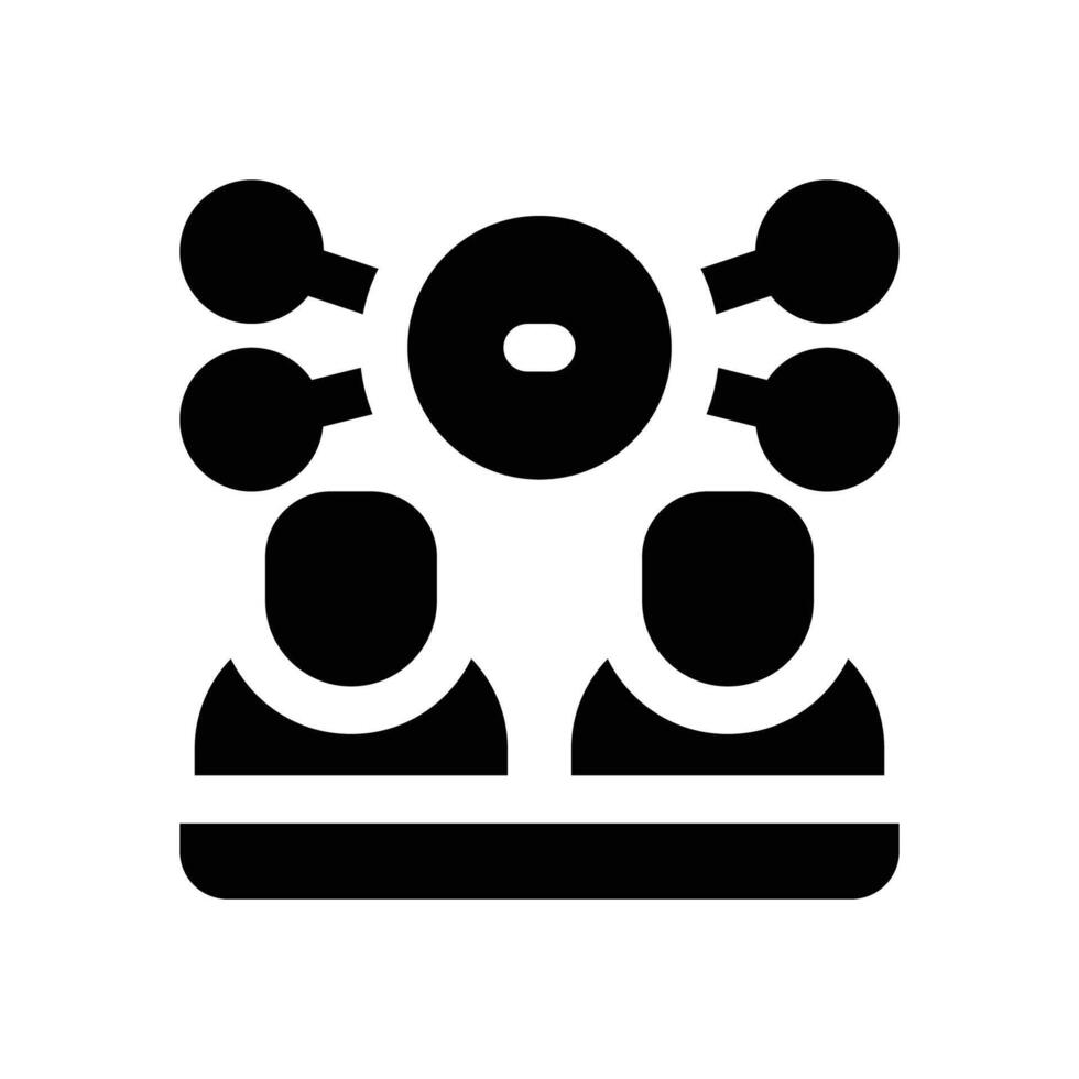 event glyph icon. Strong and solid icon for websites and mobile apps. vector