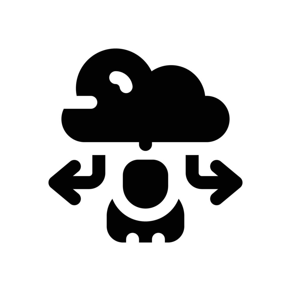 web administrasi glyph icon. Strong and solid icon for websites and mobile apps. vector