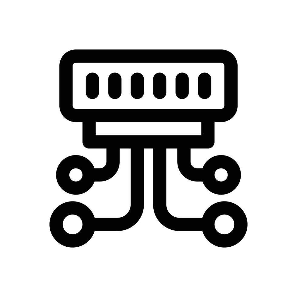 switch line icon. Clean and minimalist icon for websites, mobile apps, presentations, and logos. Fully scalable and customizable for any project. vector