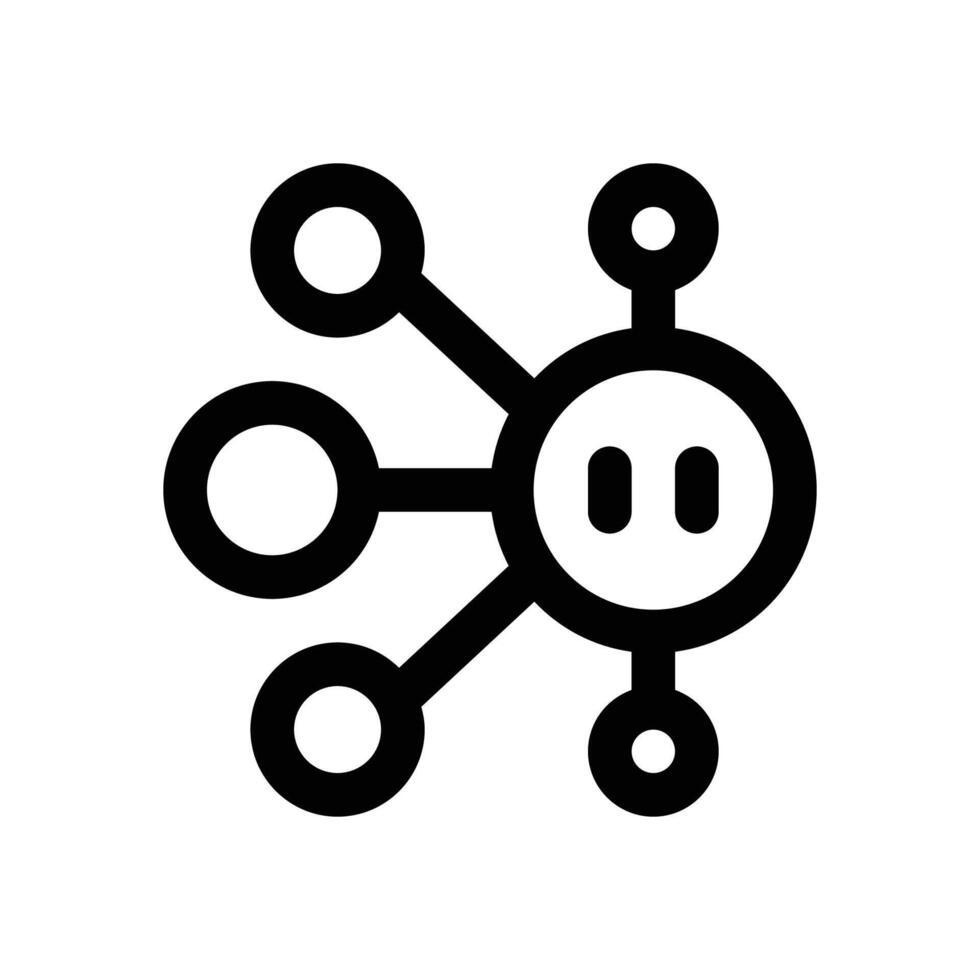 topology line icon. Clean and minimalist icon for websites, mobile apps, presentations, and logos. Fully scalable and customizable for any project. vector