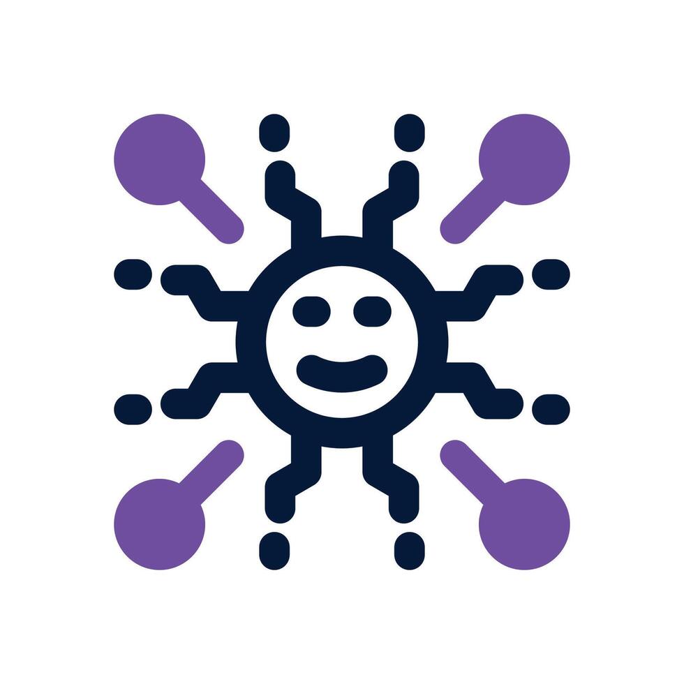 networking dual tone icon. Sleek and modern icon for websites and mobile apps. vector