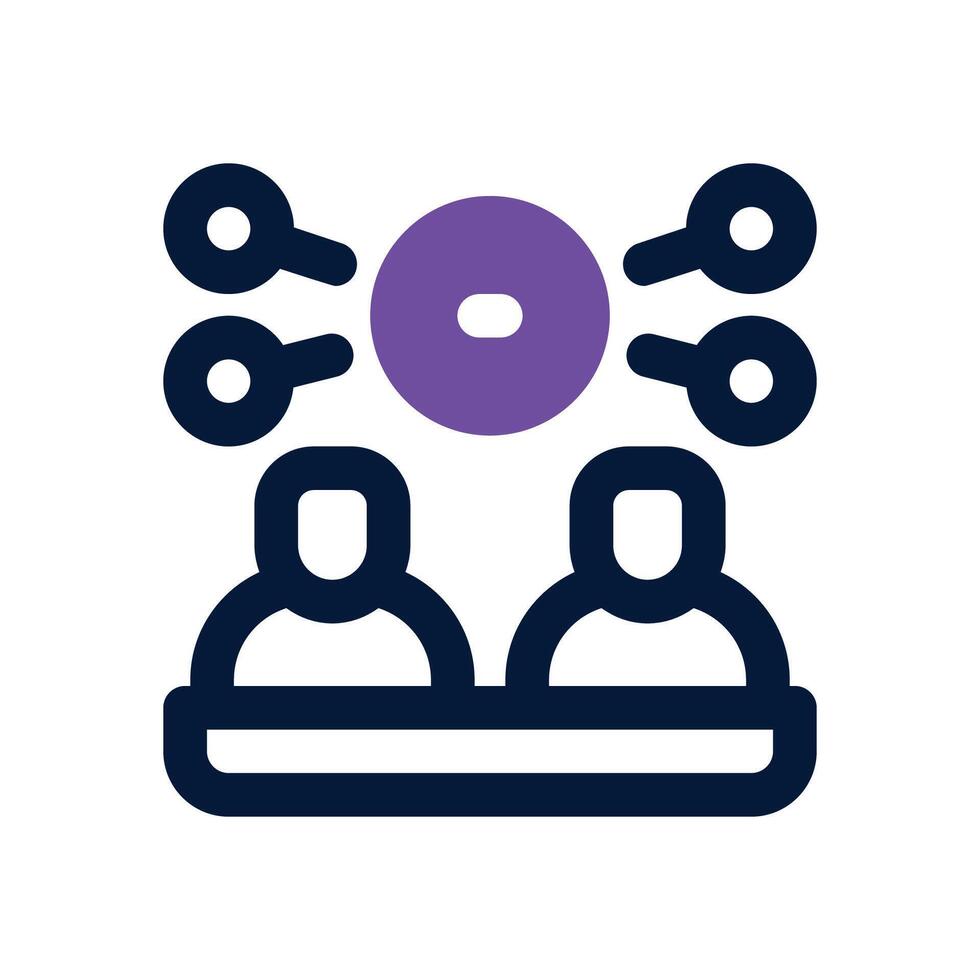 event dual tone icon. Sleek and modern icon for websites and mobile apps. vector