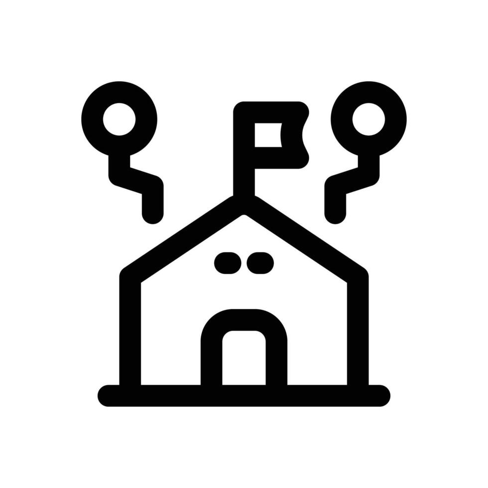 networking event line icon. Clean and minimalist icon for websites and mobile apps. vector