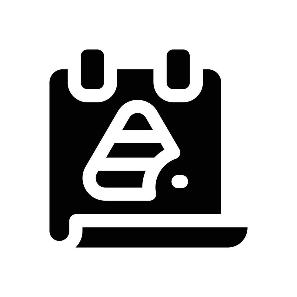 poster glyph icon. Strong and solid icon for websites and mobile apps. vector