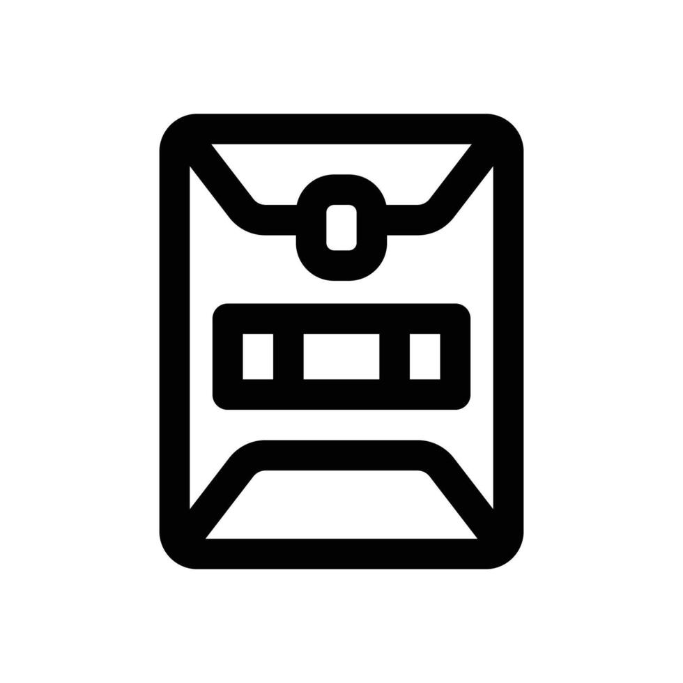 dossier line icon. Clean and minimalist icon for websites and mobile apps. vector